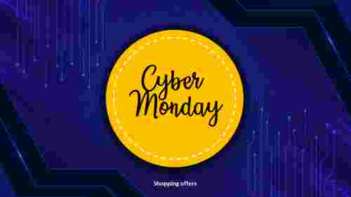 Cyber Monday powerpoint slide